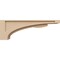 Ekena Millwork 5"W x 30"D x 10"H Thin Viola Rough Cedar Woodgrain TimberThane Corbel, Primed Tan CORUR05X30X10VIORCPR - alternate 3